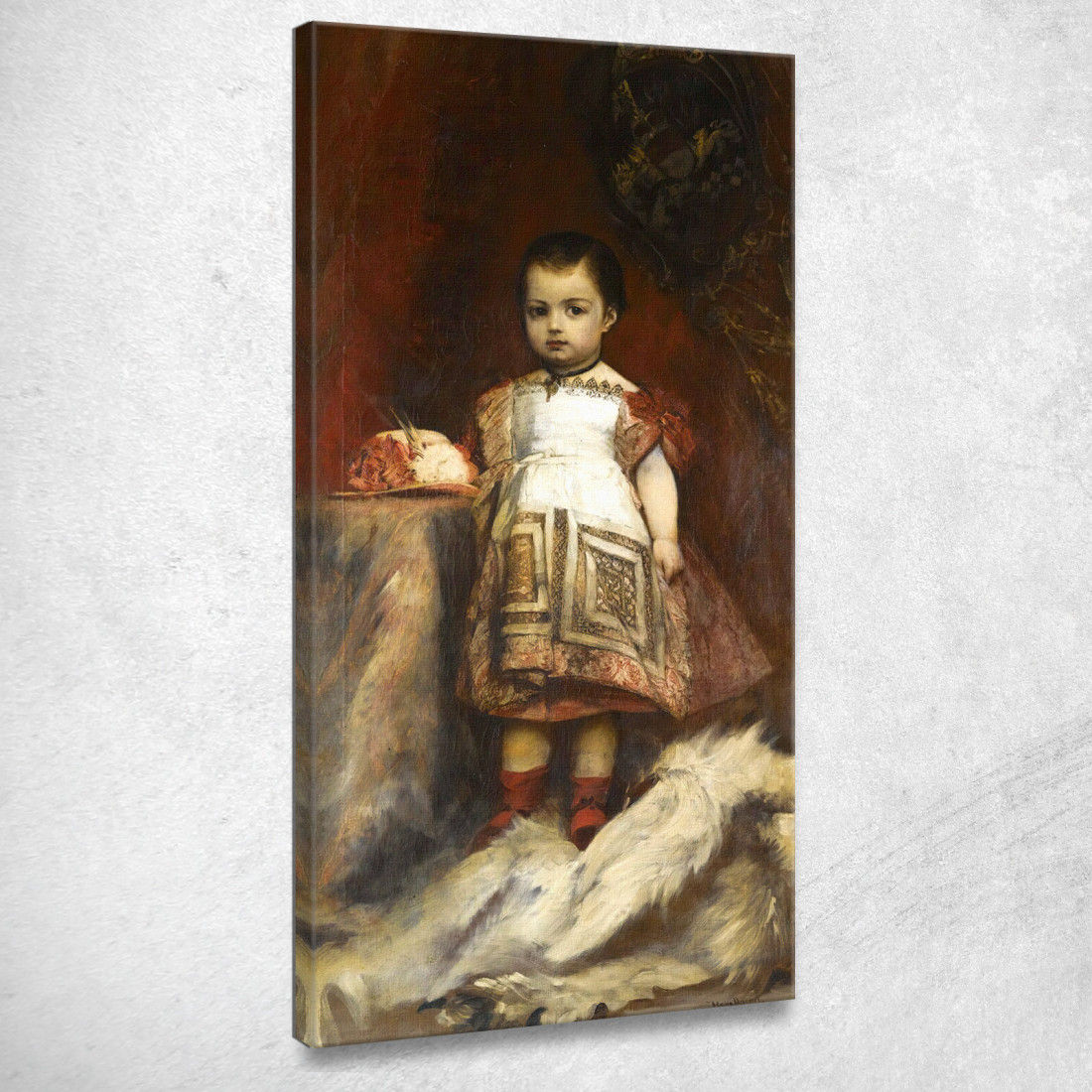 Il Principe Gottfried Zu Hohenlohe-Schillingsfürst Hans Makart hmk50 quadro stampato su tela Il Principe Gottfried Zu Hohenlohe-Schillingsfürst Hans Makart hmk50 quadro stampato su tela