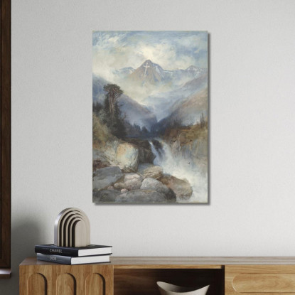 Montagna Della Santa Croce Thomas Moran tmr45 quadro stampato su tela