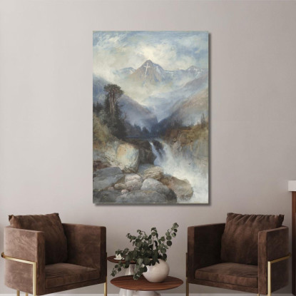 Montagna Della Santa Croce Thomas Moran tmr45 quadro stampato su tela