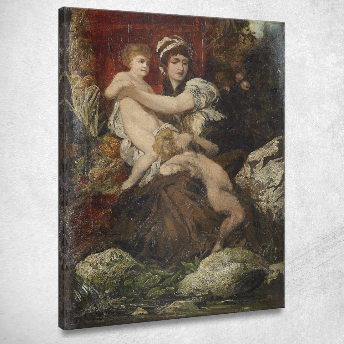 Simbolo Di Fertilità Hans Makart hmk58 quadro stampato su tela Simbolo Di Fertilità Hans Makart hmk58 quadro stampato su tela