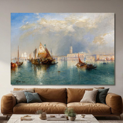 Venezia Thomas Moran tmr95 quadro stampato su tela