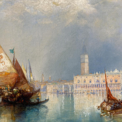 Venezia Thomas Moran tmr95 quadro stampato su tela