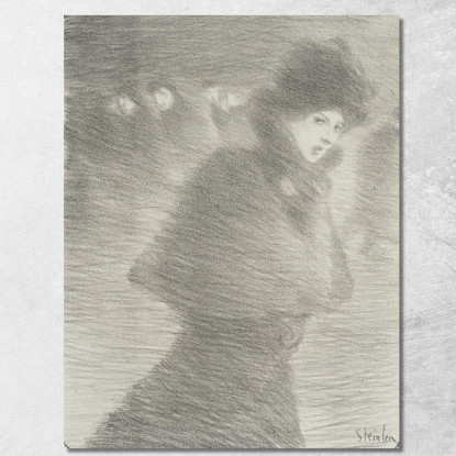 Canzoni Femminili 2 Théophile Alexandre Steinlen tas6 quadro stampato su tela