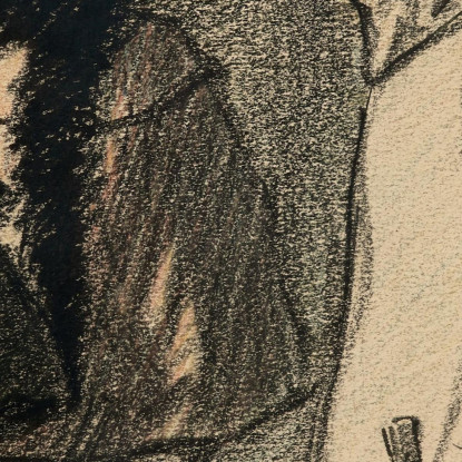 Conversazione Per Strada La Sera Théophile Alexandre Steinlen tas12 quadro stampato su tela