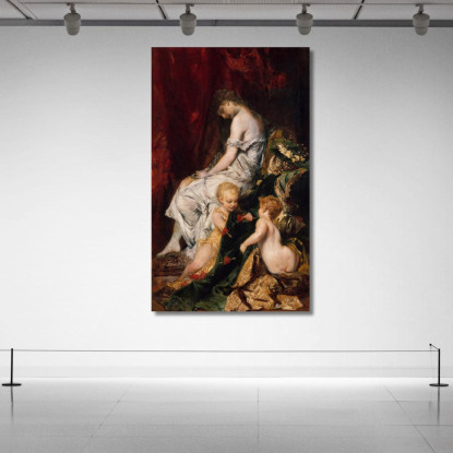 Il Sogno Dopo Il Ballo Hans Makart hmk61 quadro stampato su tela