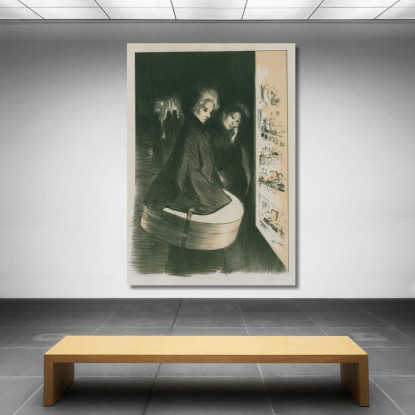 Disegno Originale Per I Maestri Dei Poster Théophile Alexandre Steinlen tas15 quadro stampato su tela