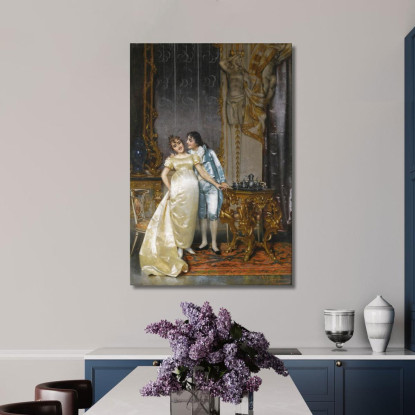 Flirt Vittorio Reggianini vrg12 quadro stampato su tela