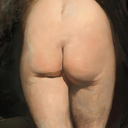 Nudo Femminile Visto Da Dietro William Etty wet6 quadro stampato su tela