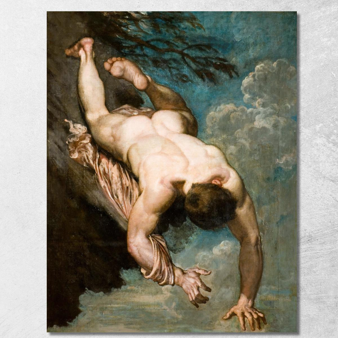 Manlio Scagliato Dalla Roccia William Etty wet13 quadro stampato su tela Manlio Scagliato Dalla Roccia William Etty wet13 quadro stampato su tela