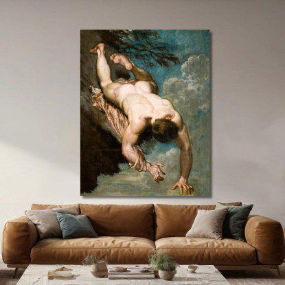 Manlio Scagliato Dalla Roccia William Etty wet13 quadro stampato su tela