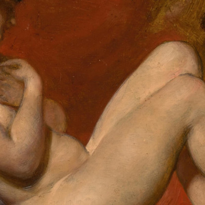 Nudo Femminile Sdraiato 2 William Etty wet20 quadro stampato su tela