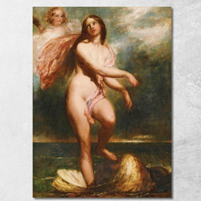 La Nascita Di Venere William Etty wet40 quadro stampato su tela