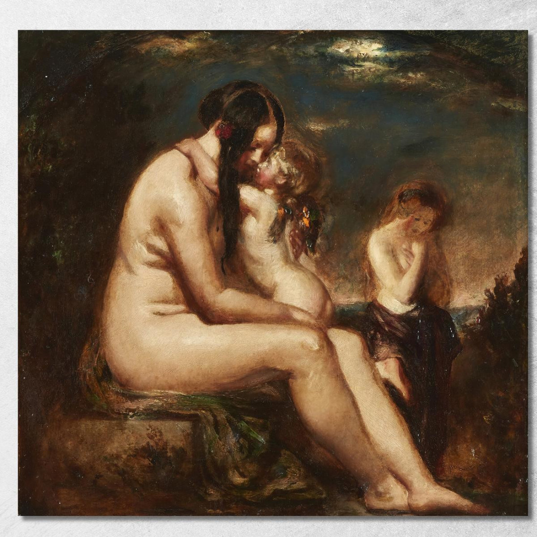 L'Alba Dell'Amore William Etty wet41 quadro stampato su tela L'Alba Dell'Amore William Etty wet41 quadro stampato su tela