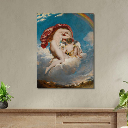 Venere E Cupido Discendenti William Etty wet44 quadro stampato su tela