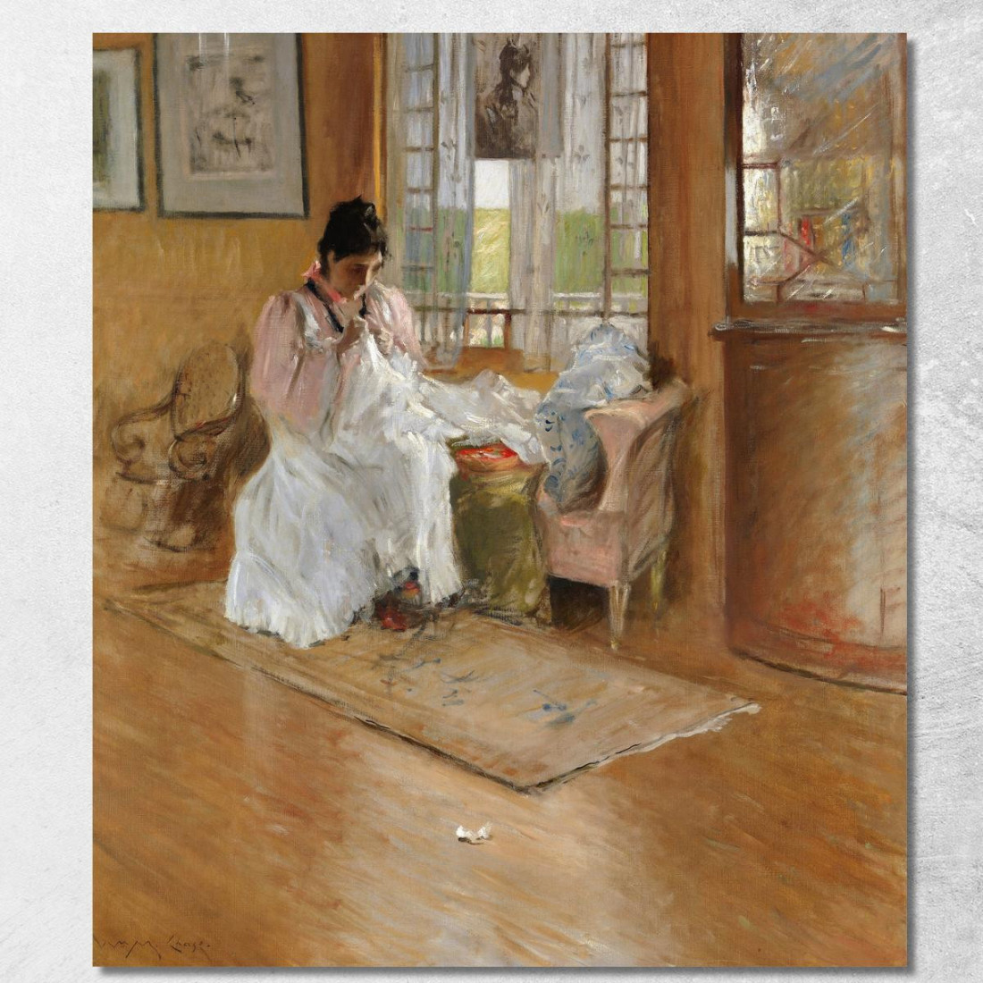 Per Il Piccolo William Merritt Chase wmc20 quadro stampato su tela