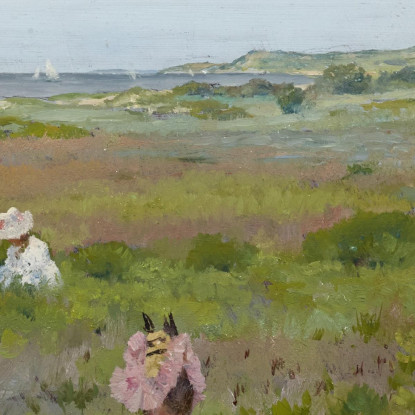 Paesaggio Shinnecock Long Island William Merritt Chase wmc36 quadro stampato su tela