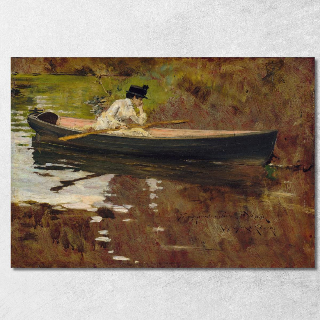 La Signora Chase A Prospect Park William Merritt Chase wmc43 quadro stampato su tela La Signora Chase A Prospect Park William Merritt Chase wmc43 quadro stampato su tela