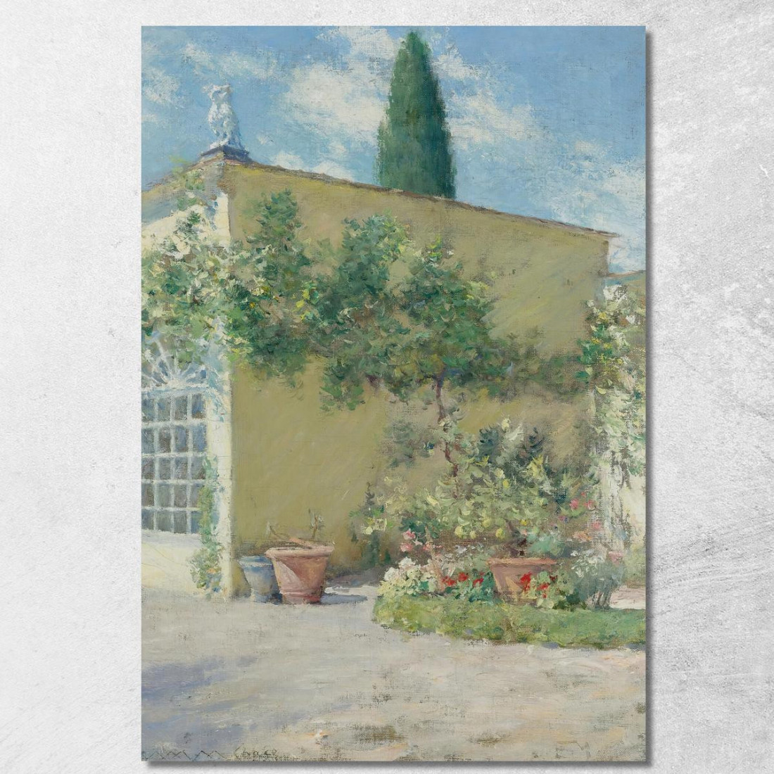 Orangerie Della Villa Chase A Firenze William Merritt Chase wmc49 quadro stampato su tela Orangerie Della Villa Chase A Firenze William Merritt Chase wmc49 quadro stampato su tela