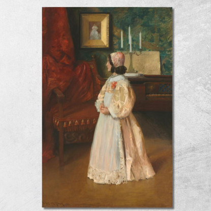 Ritratto Di Mia Figlia Alice William Merritt Chase wmc62 quadro stampato su tela