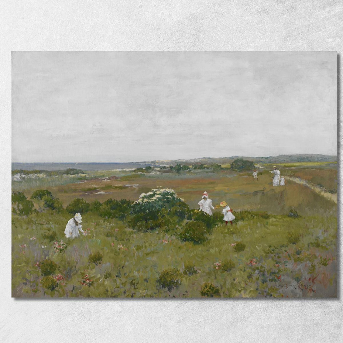 Fiori Di Mare William Merritt Chase wmc69 quadro stampato su tela Fiori Di Mare William Merritt Chase wmc69 quadro stampato su tela