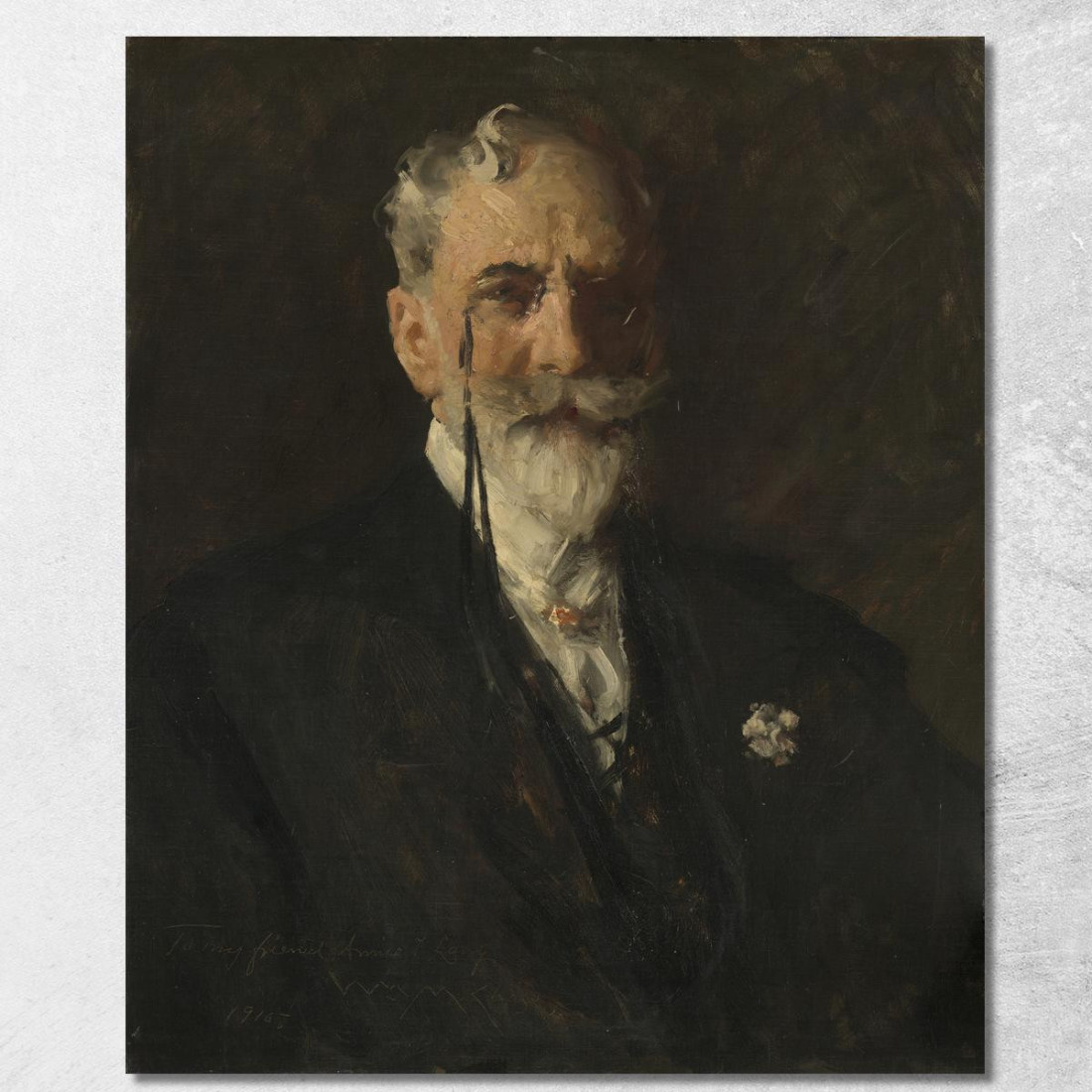 Autoritratto William Merritt Chase wmc71 quadro stampato su tela Autoritratto William Merritt Chase wmc71 quadro stampato su tela
