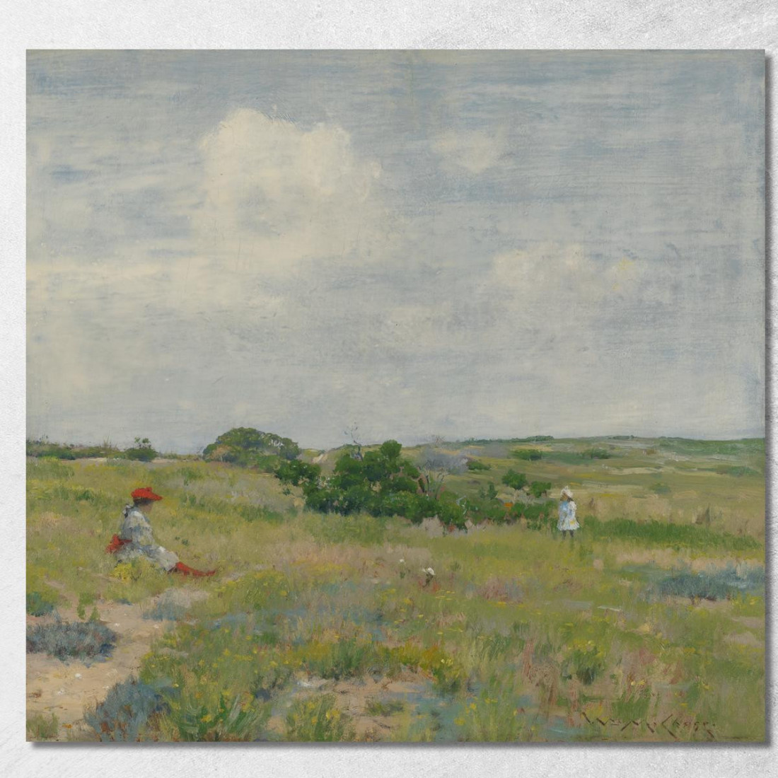 Colline Di Shinnecock William Merritt Chase wmc74 quadro stampato su tela