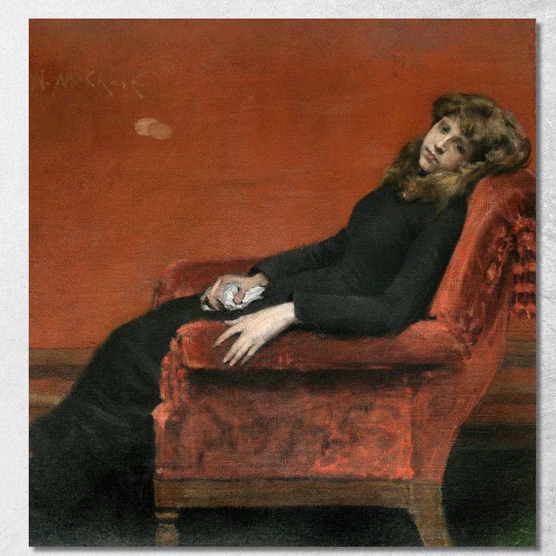 Il Giovane Orfano William Merritt Chase wmc105 quadro stampato su tela