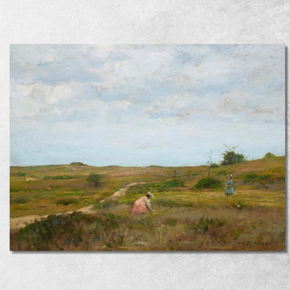 Senza Titolo Shinnecock Hills Long Island William Merritt Chase wmc108 quadro stampato su tela