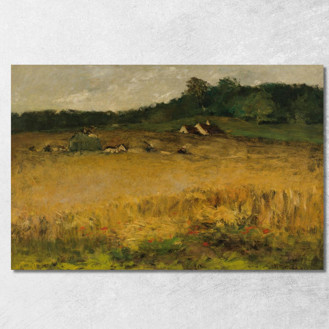 Campo Di Grano William Merritt Chase wmc110 quadro stampato su tela Campo Di Grano William Merritt Chase wmc110 quadro stampato su tela
