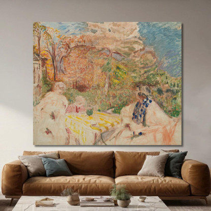 Donne E Bambini Al Clos Cézanne Édouard Vuillard evu28 quadro stampato su tela