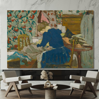 Interno Édouard Vuillard evu37 quadro stampato su tela