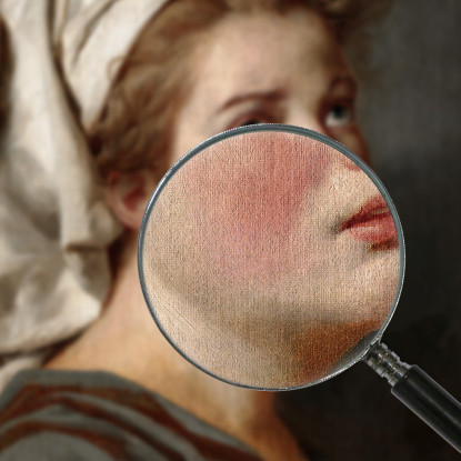 Giovane Donna Con Turbante Jacques Louis David jld47 quadro stampato su tela