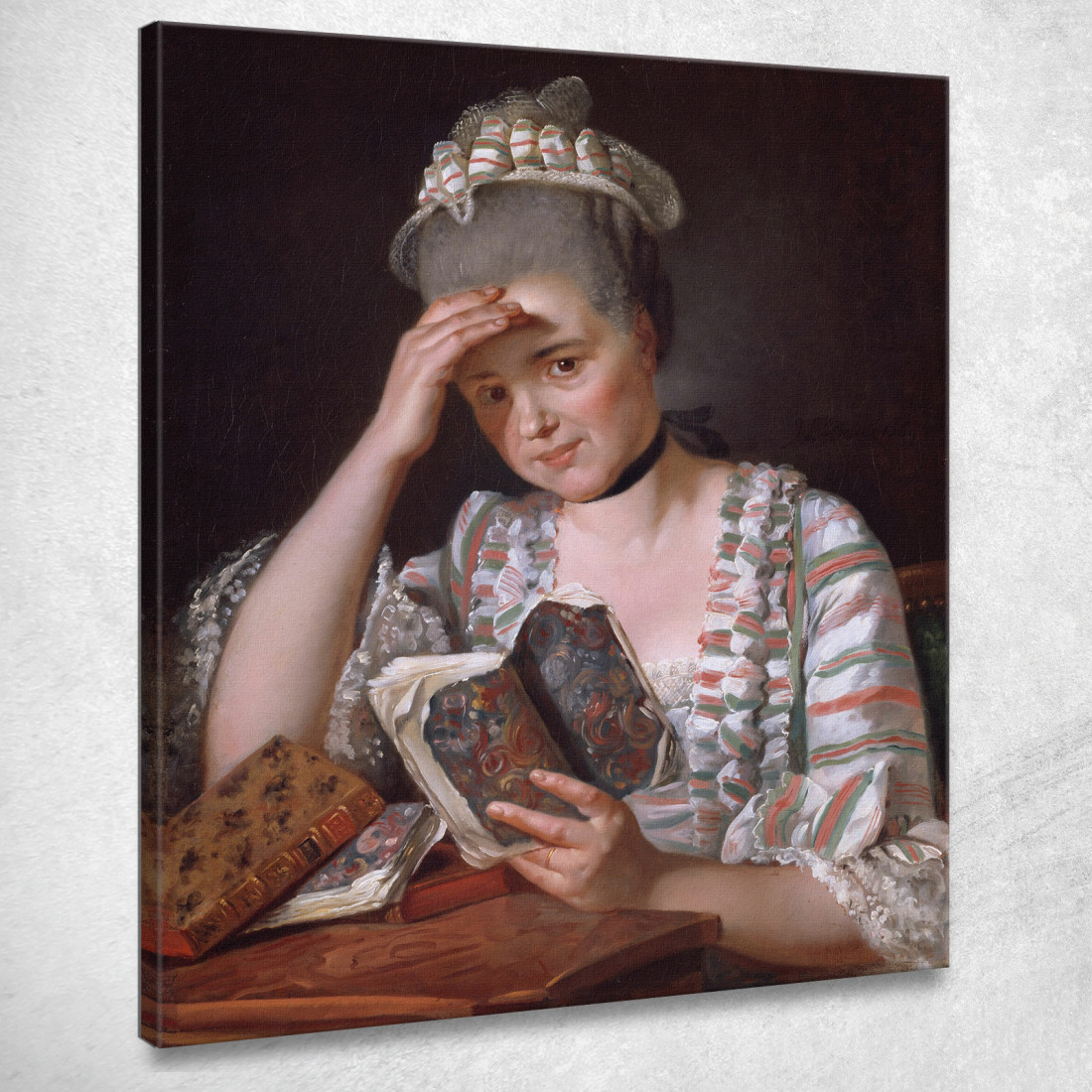 La Signora François Buron Jacques Louis David jld51 quadro stampato su tela La Signora François Buron Jacques Louis David jld51 quadro stampato su tela