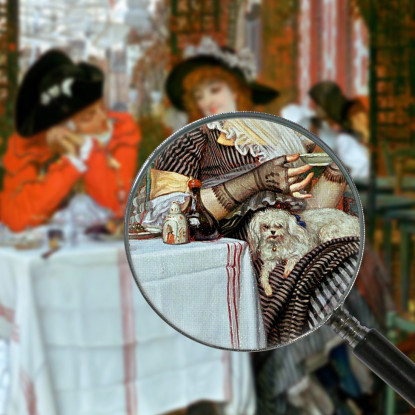 Un Pranzo Un Pranzo James Tissot jts3 quadro stampato su tela