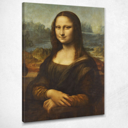 La Gioconda Leonardo Da Vinci ldv7 quadro stampato su tela