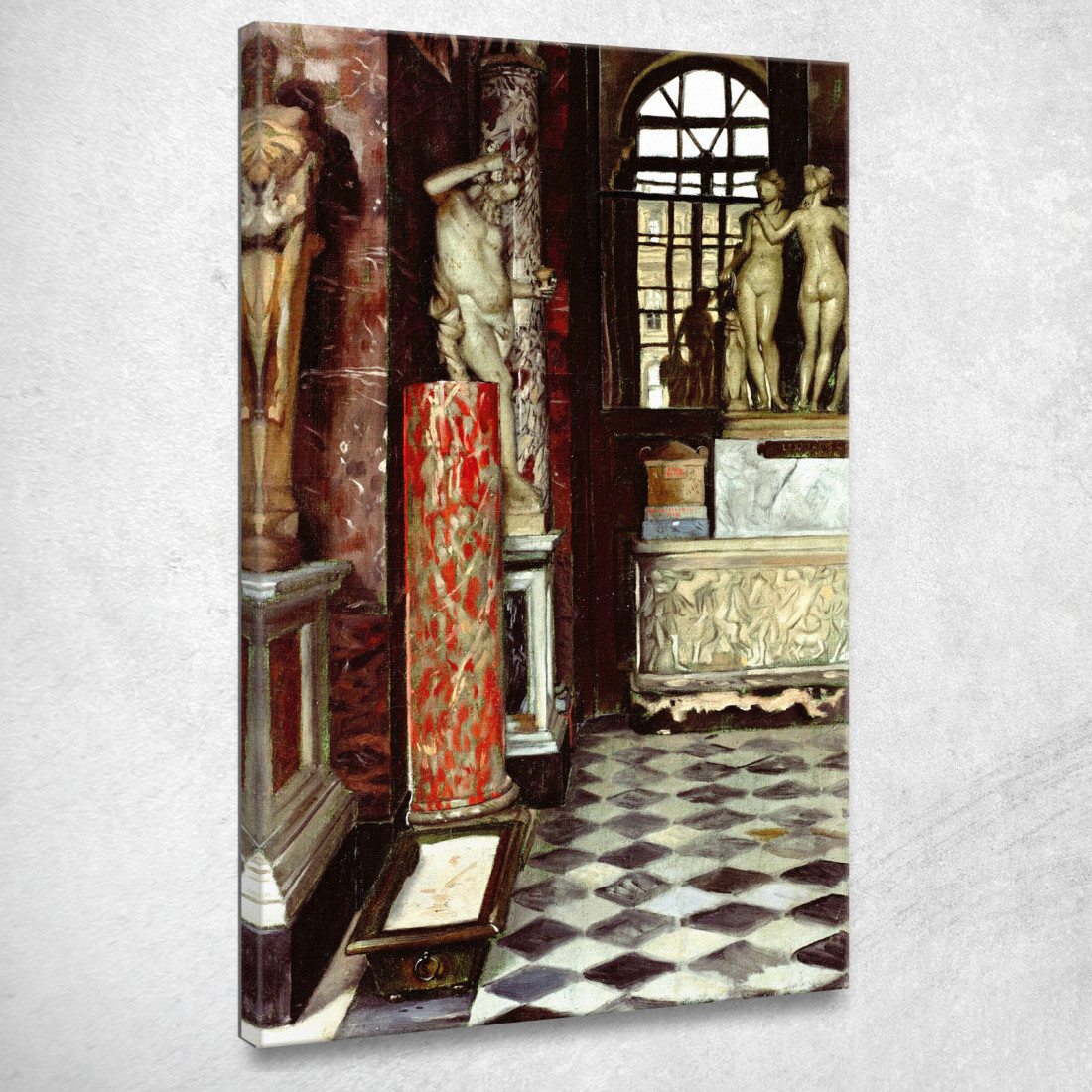 Veduta Di Una Sala Di Antichità Greco-Romane Ed Etrusche James Tissot jts6 quadro stampato su tela Veduta Di Una Sala Di Antichità Greco-Romane Ed Etrusche James Tissot jts6 quadro stampato su tela