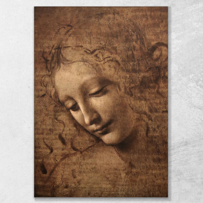 La Scapigliata Leonardo Da Vinci ldv20 quadro stampato su tela