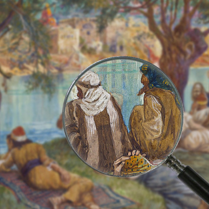Presso Le Acque Di Babele James Tissot jts10 quadro stampato su tela