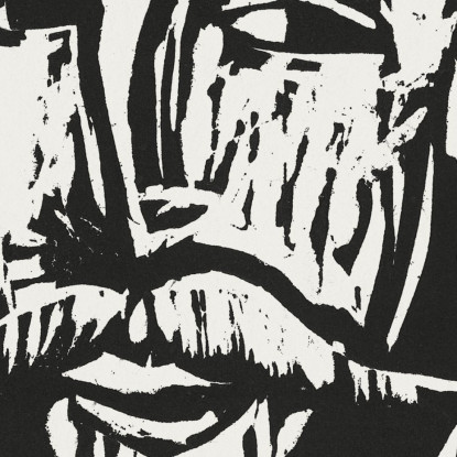 Responsabile Del Prof. Dr. Graef 1915 Ernst Ludwig Kirchner elk64 quadro stampato su tela