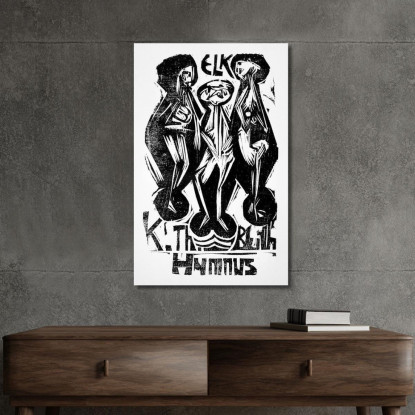 Inno Inno Ernst Ludwig Kirchner elk67 quadro stampato su tela