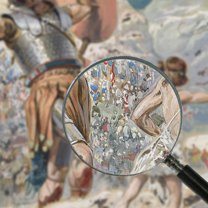 Davide Lancia La Pietra James Tissot jts19 quadro stampato su tela