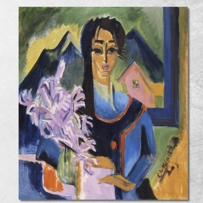 Domenica Sulle Alpi 1922 Ernst Ludwig Kirchner elk129 quadro stampato su tela