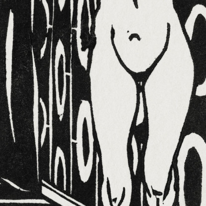Il Gioco Delle Dita 1905 Ernst Ludwig Kirchner elk132 quadro stampato su tela