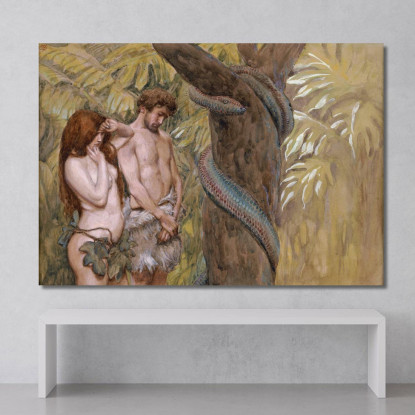 La Maledizione Di Dio James Tissot jts29 quadro stampato su tela