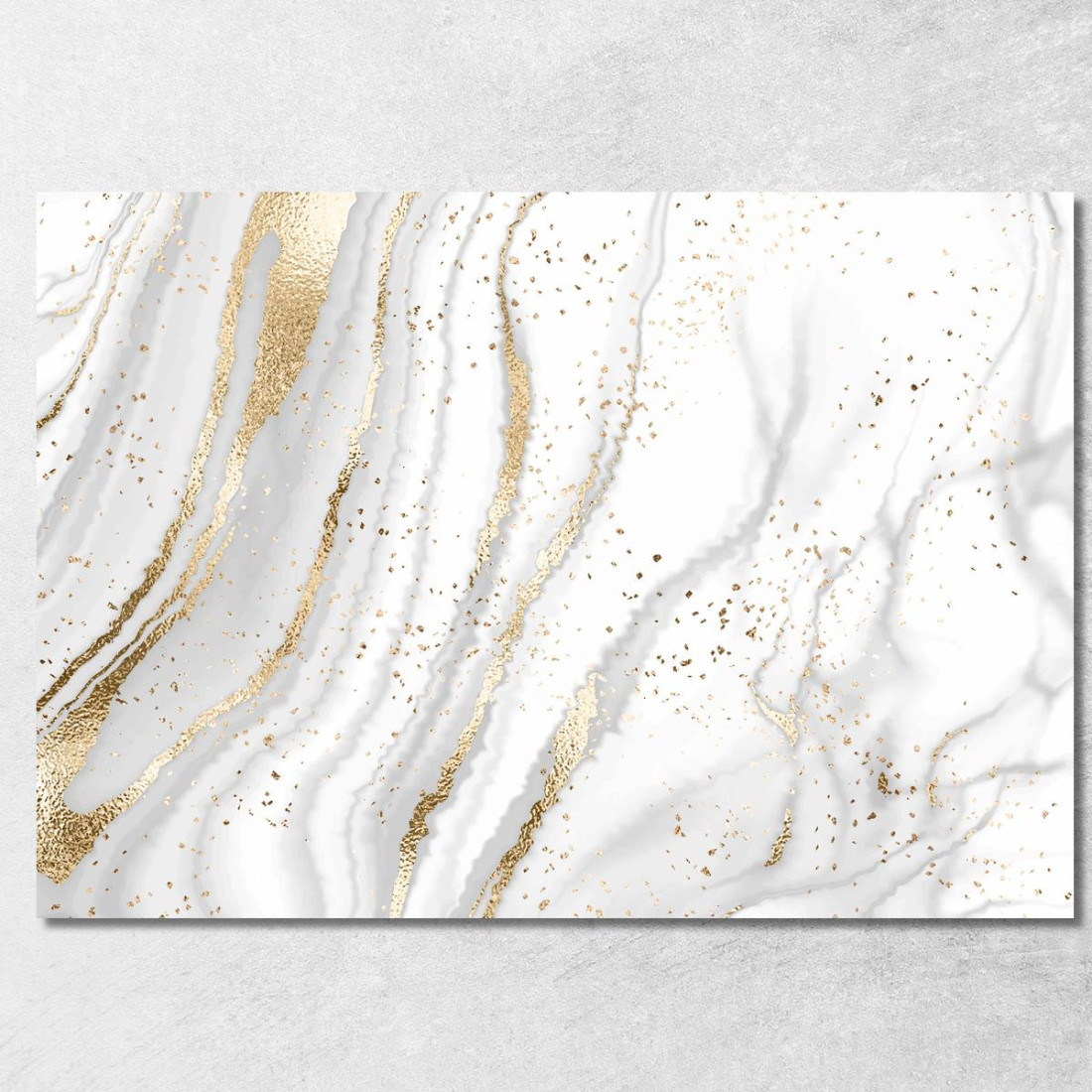 Quadro Marmo Bianco Con Venature Dorate abs83 quadro stampato su tela Quadro Marmo Bianco Con Venature Dorate abs83 quadro stampato su tela