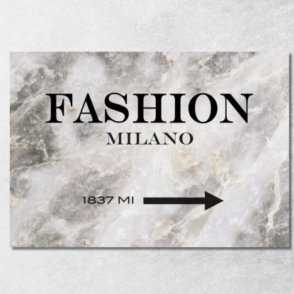 Quadro Fashion Milano Marmo Fashion fsn48 quadro stampato su tela