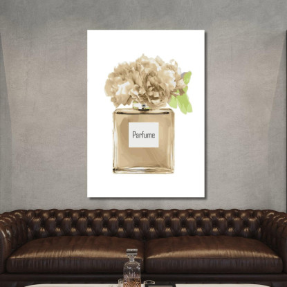 Quadro Profumo Beige Con Fiori Chiari Delicati Fashion fsn65 quadro stampato su tela