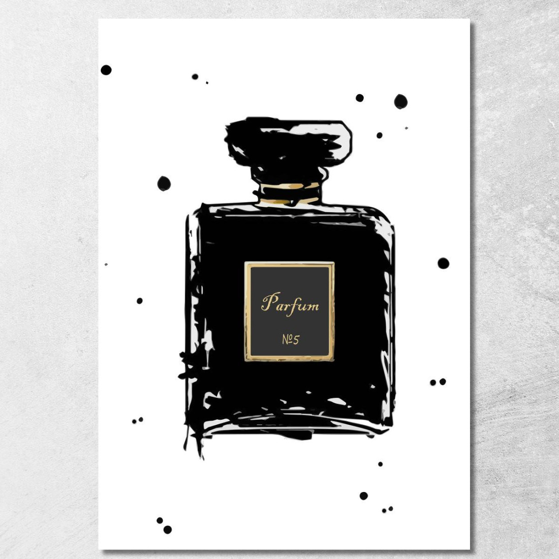 Quadro Profumo Nero Stile Minimal Chic Fashion fsn70 quadro stampato su tela Quadro Profumo Nero Stile Minimal Chic Fashion fsn70 quadro stampato su tela
