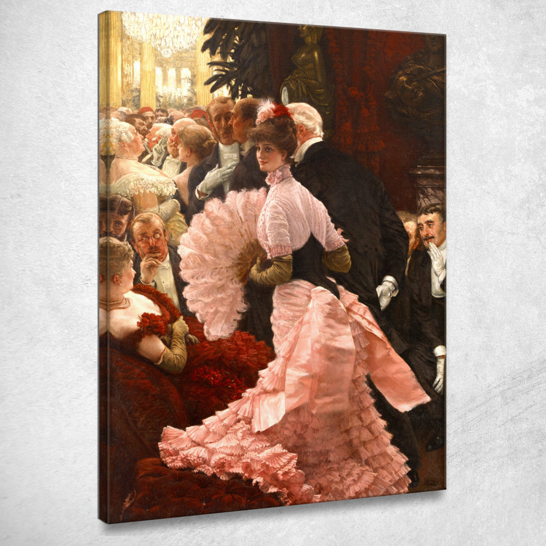 L'Ambiziosa Donna Politica James Tissot jts62 quadro stampato su tela L'Ambiziosa Donna Politica James Tissot jts62 quadro stampato su tela