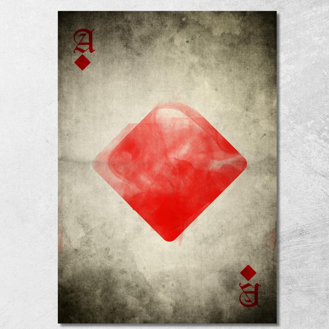 Quadro Carte Da Gioco Asso Di Quadri plc8 quadro stampato su tela Quadro Carte Da Gioco Asso Di Quadri plc8 quadro stampato su tela
